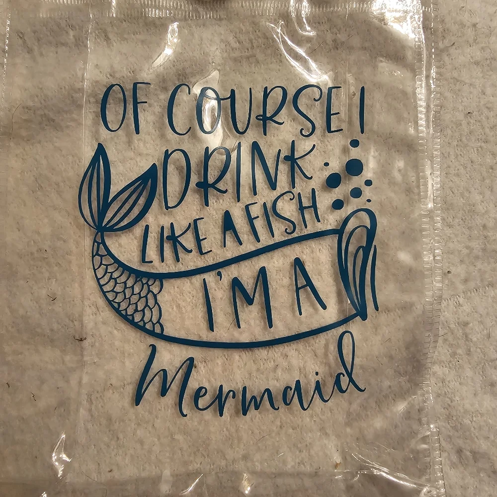 Handmade Beautiful Beacons Mermaid Wine Clear Wine Gift Bag